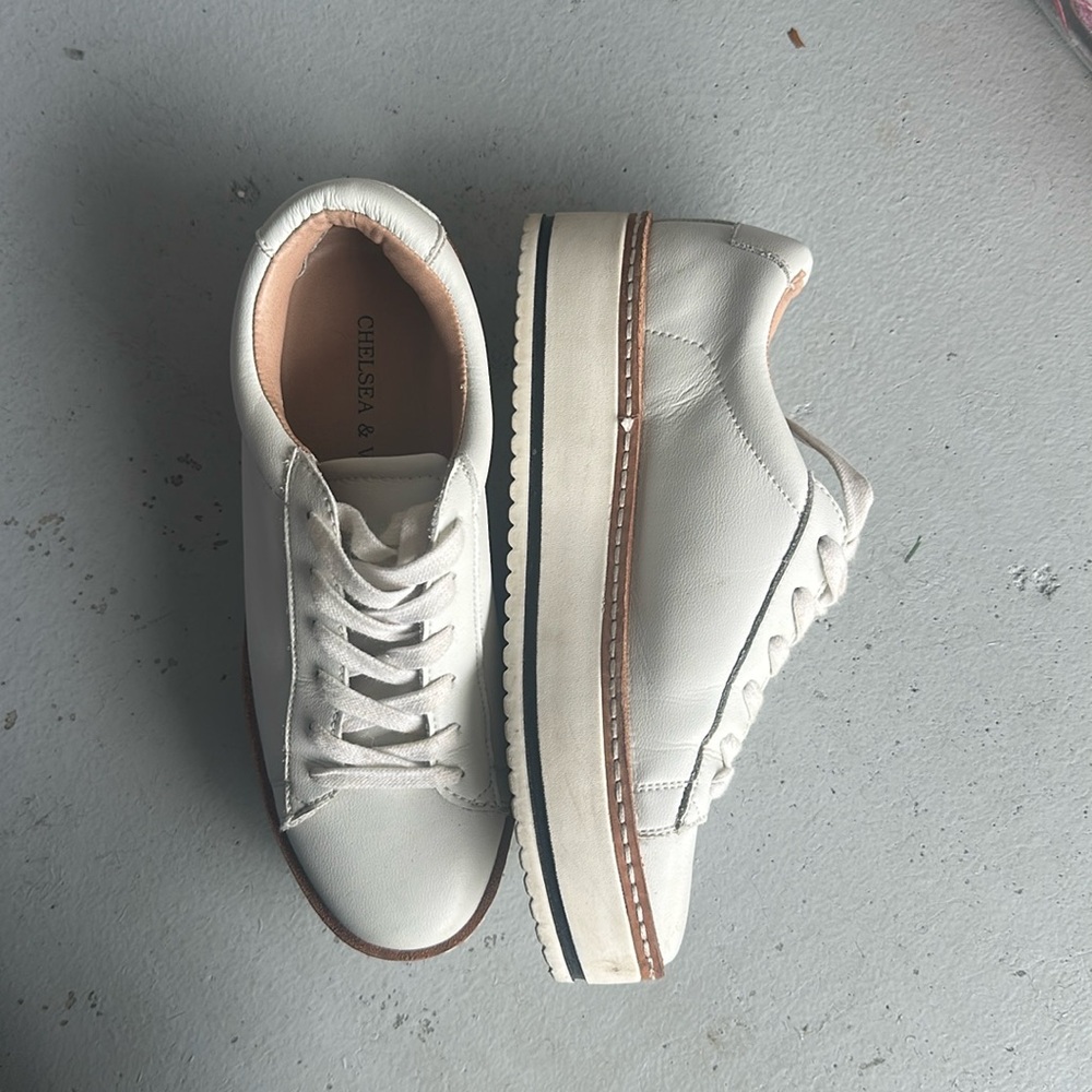 White sneakers